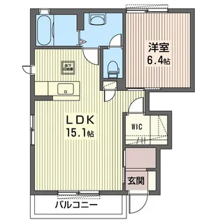 Le Soleil II【1階】の間取り