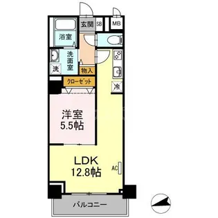 BLESS志村坂上【3階】の間取り