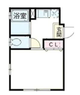 神奈川県横須賀市富士見町1【アパート】の間取り