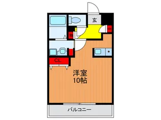リブゴ-シュ太子橋【2階】の間取り