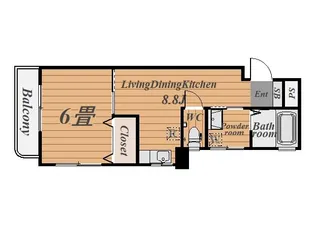 RISE BLD【2階】の間取り