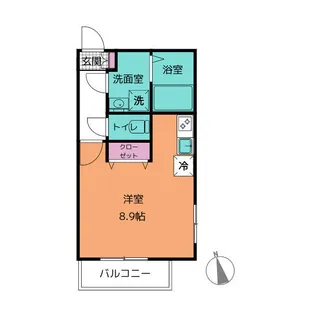 チェスタ大手町【1階】の間取り