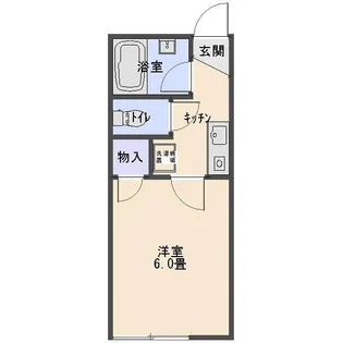 フラットアイトーン【1階】の間取り