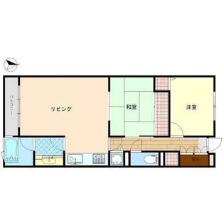朝日フレール湯河原白沼田【1階】の間取り