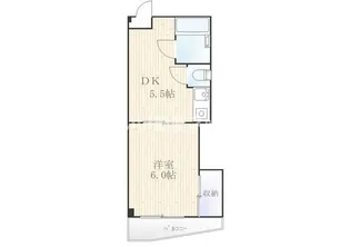 ポプラマンション【4階】の間取り