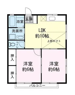 オーパンバルハイツ【2階】の間取り