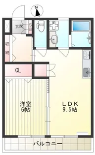 メゾン幸花【1階】の間取り