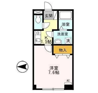 ジュエル本町【3階】の間取り