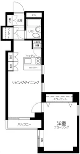 東京都目黒区駒場1【マンション】の間取り