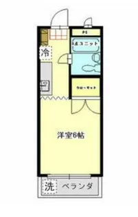 ロイヤル稲城【1階】の間取り