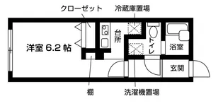 Nasic新小岩【3階】の間取り