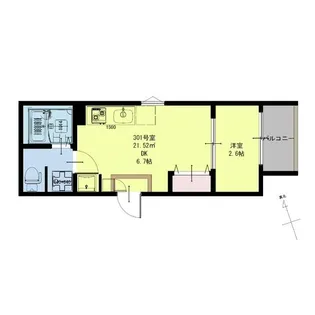 REGALEST Advance 太子堂I【3階】の間取り