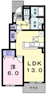 高知県高知市竹島町【アパート】の間取り