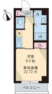 アーク五反田【2階】の間取り