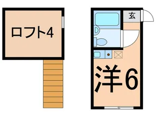 ユナイト市場マルチェロ【1階】の間取り