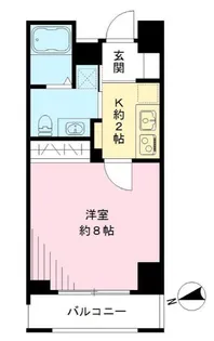 東京都調布市若葉町2【マンション】の間取り