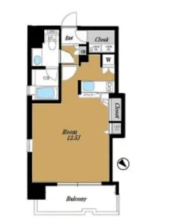 東京都目黒区下目黒3【マンション】の間取り