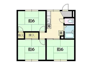 3DKの間取り画像