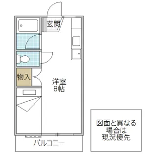 パレットハイツ【1階】の間取り