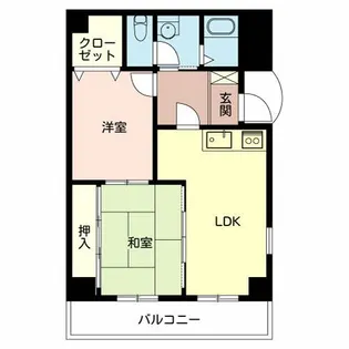 アンソレイユK【1階】の間取り