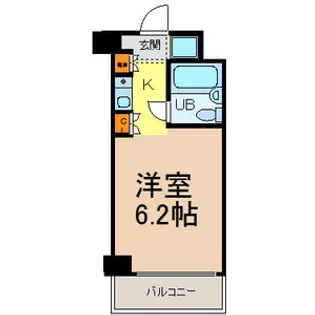 1Rの間取り画像