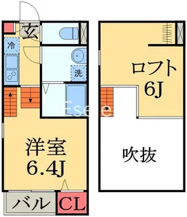 ベントルナート【1階】の間取り