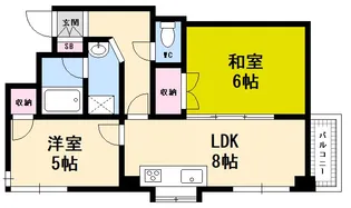 明貴マンション【10階】の間取り