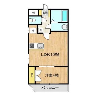 パレスジョージタウン【3階】の間取り