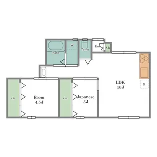 パルドエル大岡山【1階】の間取り