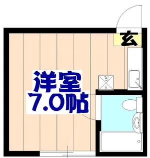 メゾンリッシュ海神【2階】の間取り