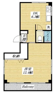 東京都日野市大坂上1【マンション】の間取り