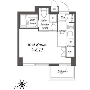 サムティレジデンス浦安【2階】の間取り