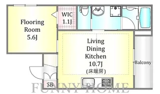 (仮称)杉並区和泉2丁目メゾン【2階】の間取り