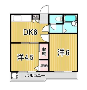 ベルメゾン亀戸【3階】の間取り