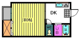 福島県郡山市大槻町字下【アパート】の間取り