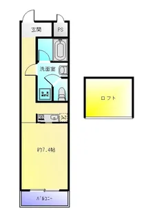 グランディエビス【3階】の間取り