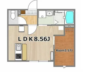Port town(ポートタウン)塩釜北【1階】の間取り