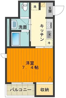 ラベルメゾン蒼風館【1階】の間取り
