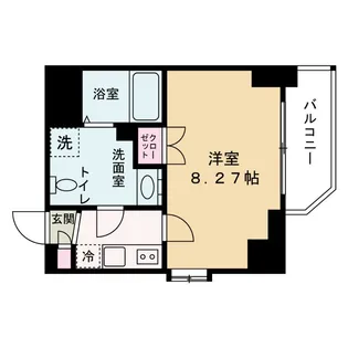 ディナスティ福島II【12階】の間取り
