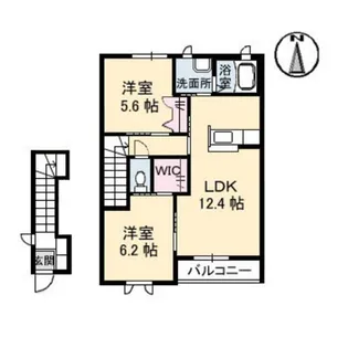 フィリフィヨンカ【2階】の間取り
