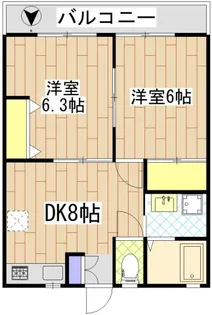 グランディア【1階】の間取り