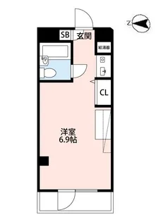 貝取学生会館【2階】の間取り