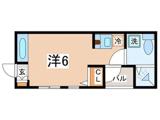 ソリッド大倉山【1階】の間取り