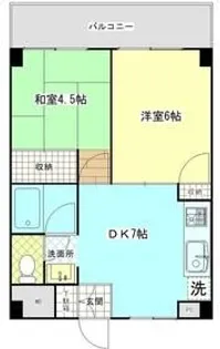 トーヨーマリンハイム【8階】の間取り