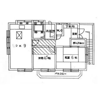ハイツ星【2階】の間取り