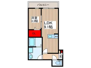 トレンティーノ【3階】の間取り