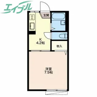 パークヒル生桑 B【1階】の間取り