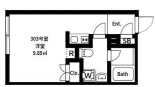 王子本町2丁目北棟【3階】の間取り