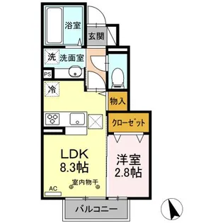 MTハイムY【1階】の間取り