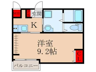 エヌエムキャラントユイットサウス【2階】の間取り